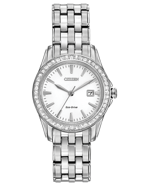 Citizen silhouette crystal clearance ladies watch